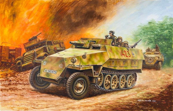 AFV Club Sd.Kfz. 251/9 Ausf.D früh 'Stummel'