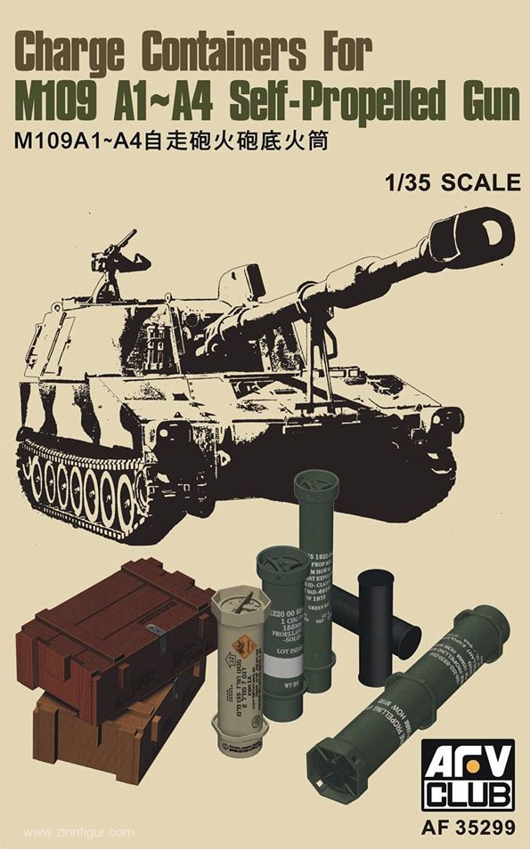 AFV Club Charge Containers für M109 A1-A4 Selbstfahrlafette