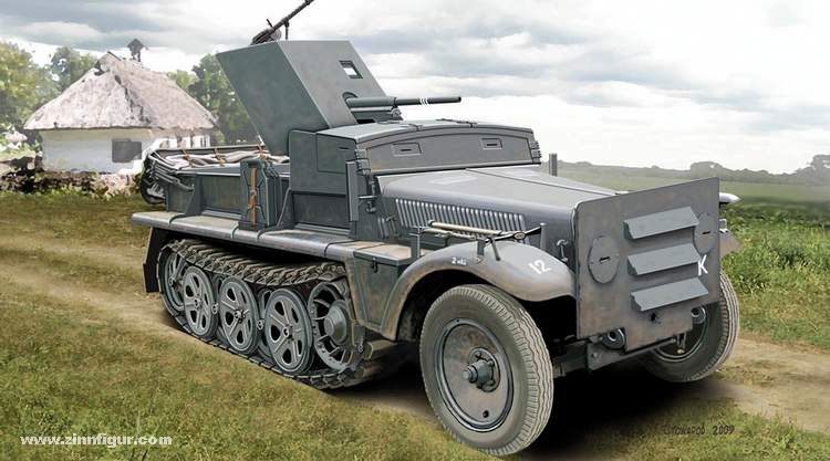 ACE 37 mm PaK 35/36 auf Sd.Kfz. 10