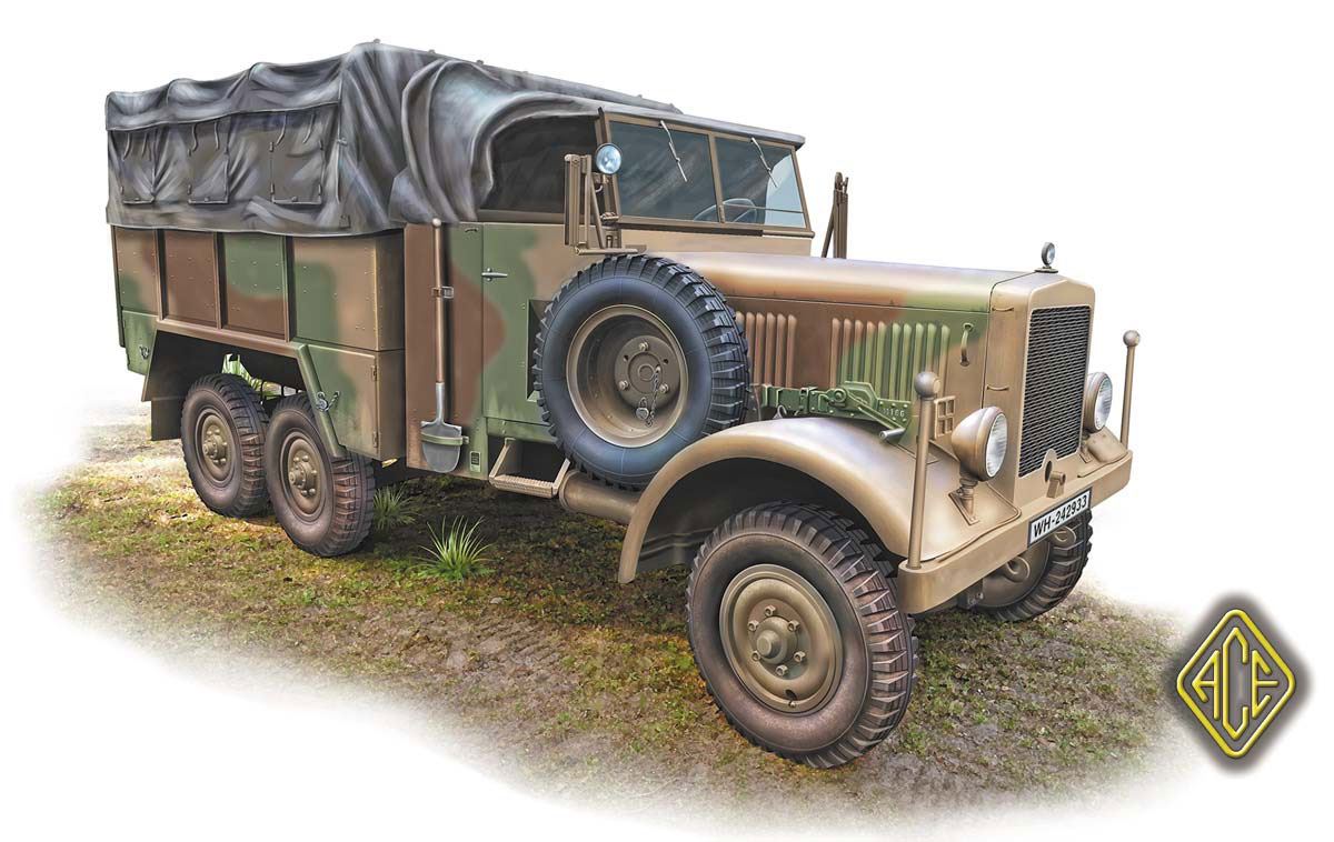 ACE Einheits-Diesel Pritschenwagen 2,5t 6x6 Lkw