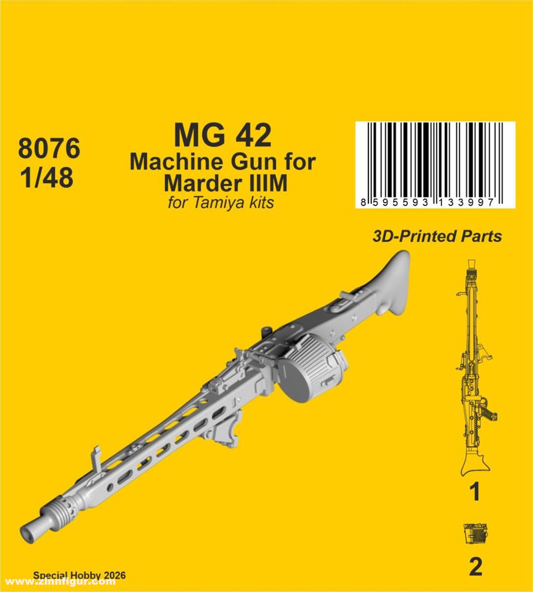 CMK MG 42 für Marder IIIM (Tamiya)