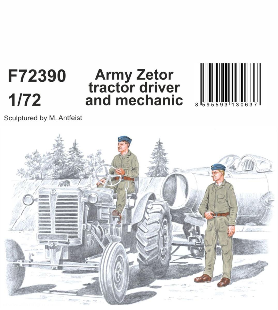 CMK Armee Zetor Traktor Fahrer und Mechaniker