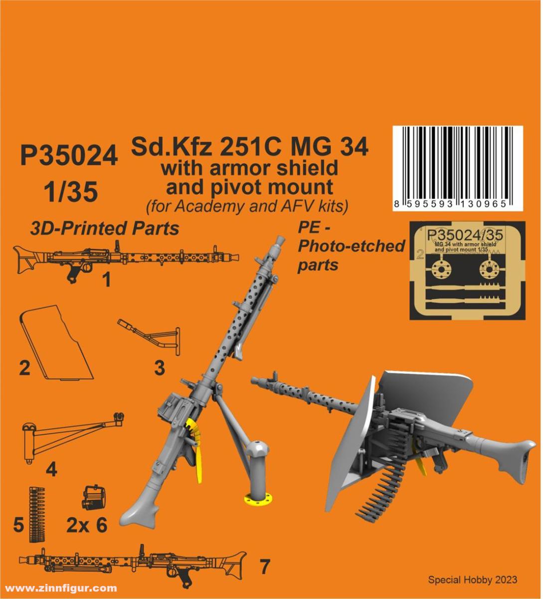 CMK Sd.Kfz.251C MG34 mit Panzerschild