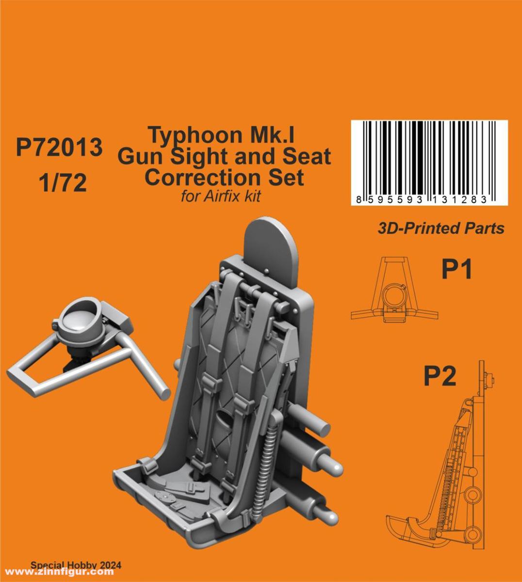 CMK Typhoon Mk.I Visier & Sitz