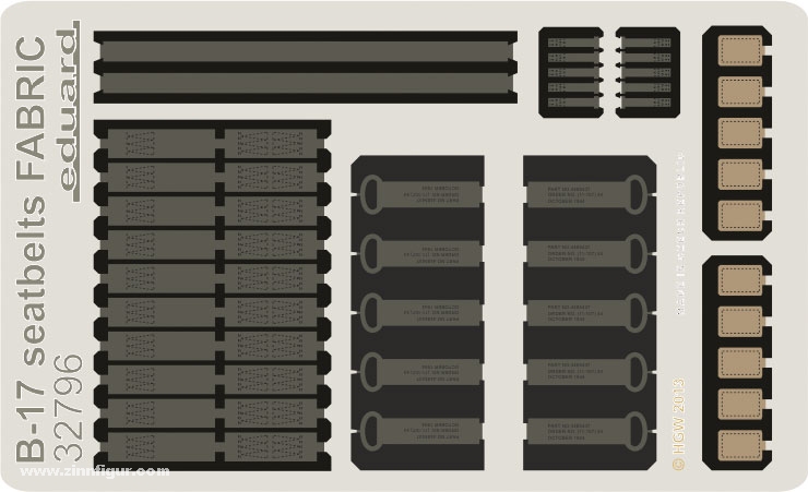Eduard B-17 Flying Fortress Gurte (Stoff)