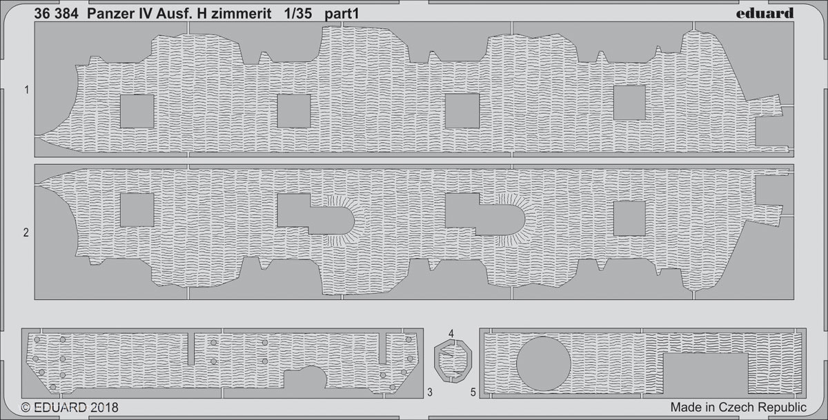 Eduard Panzer IV Ausf.H Zimmerit