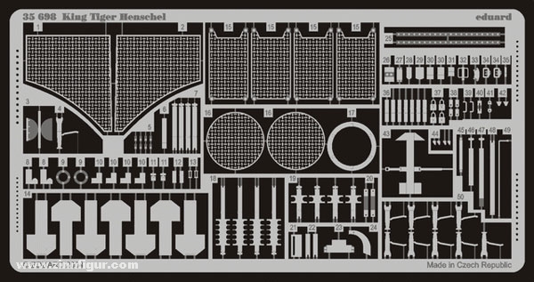 Eduard Sd.Kfz. 182 Königstiger mit Henschelturm