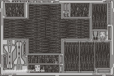 Eduard DUKW British Royal Army Innendetails