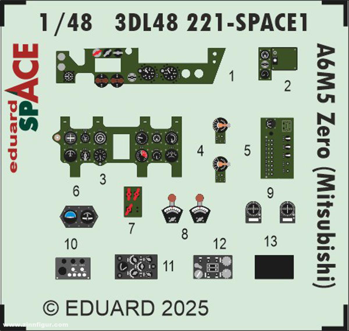 Eduard A6M5 Zero (Miitsubishi) - SPACE