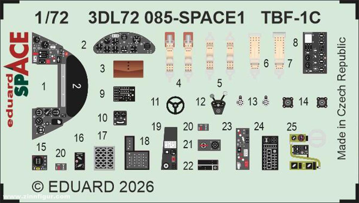 Eduard TBF-1C - SPACE (Hobby Boss)