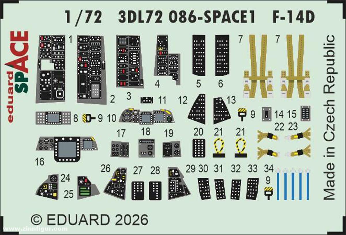 Eduard F-14D - SPACE (Tamiya)
