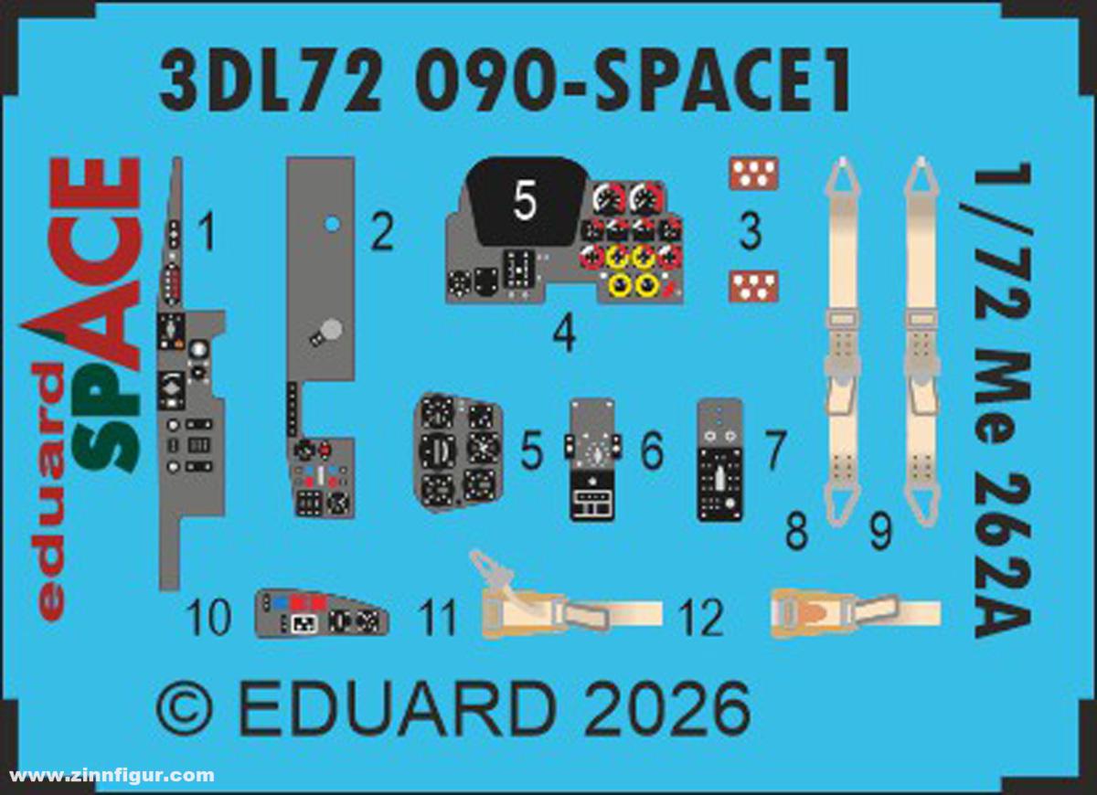 Eduard Me 262A - SPACE (Arma Hobby)