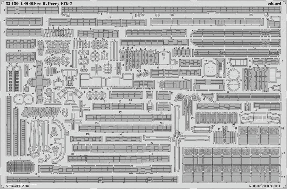 Eduard USS Oliver Hazard Perry FFG-7