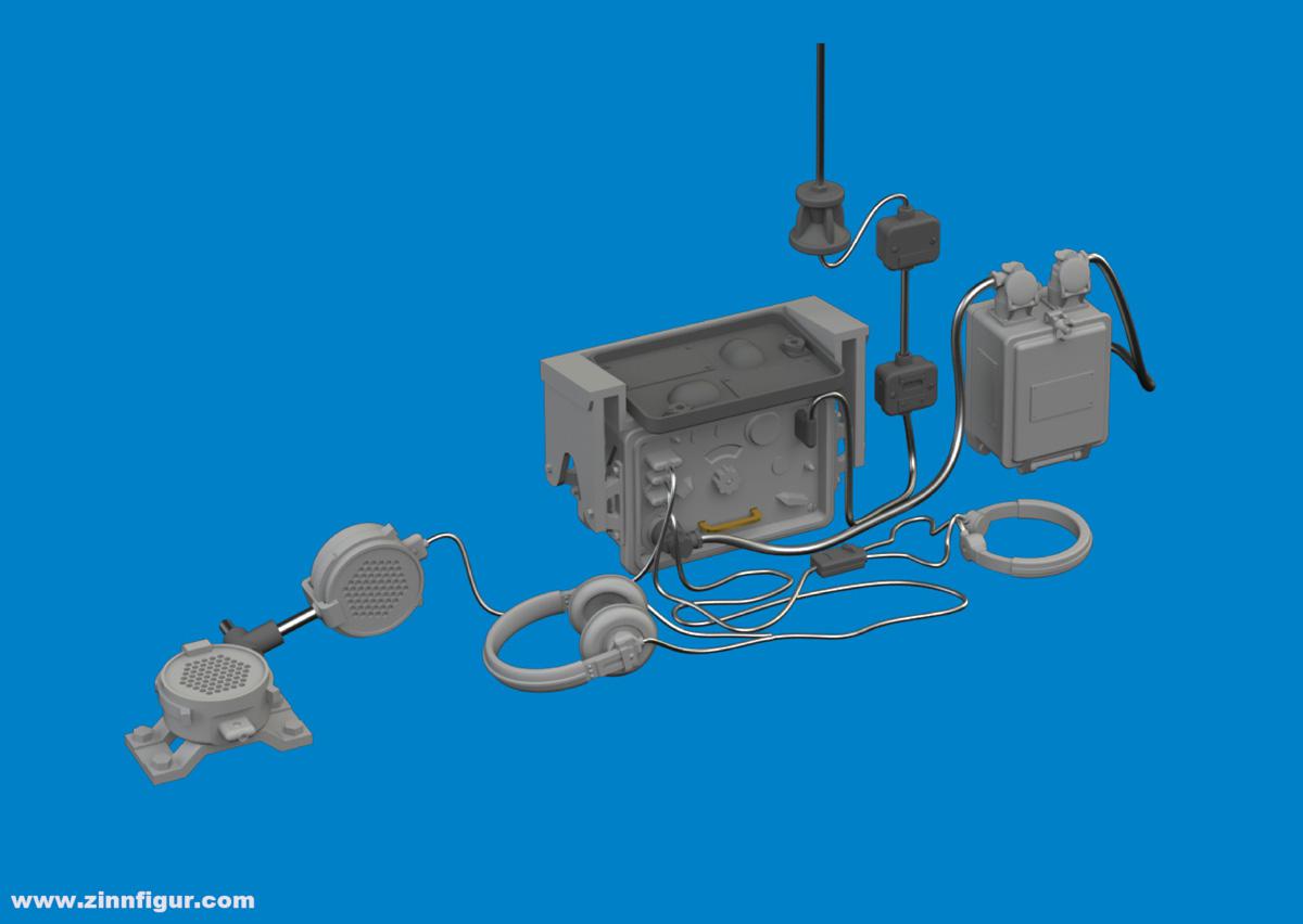 Eduard Sd.Kfz.250 Funkausrüstung - Brassin PRINT