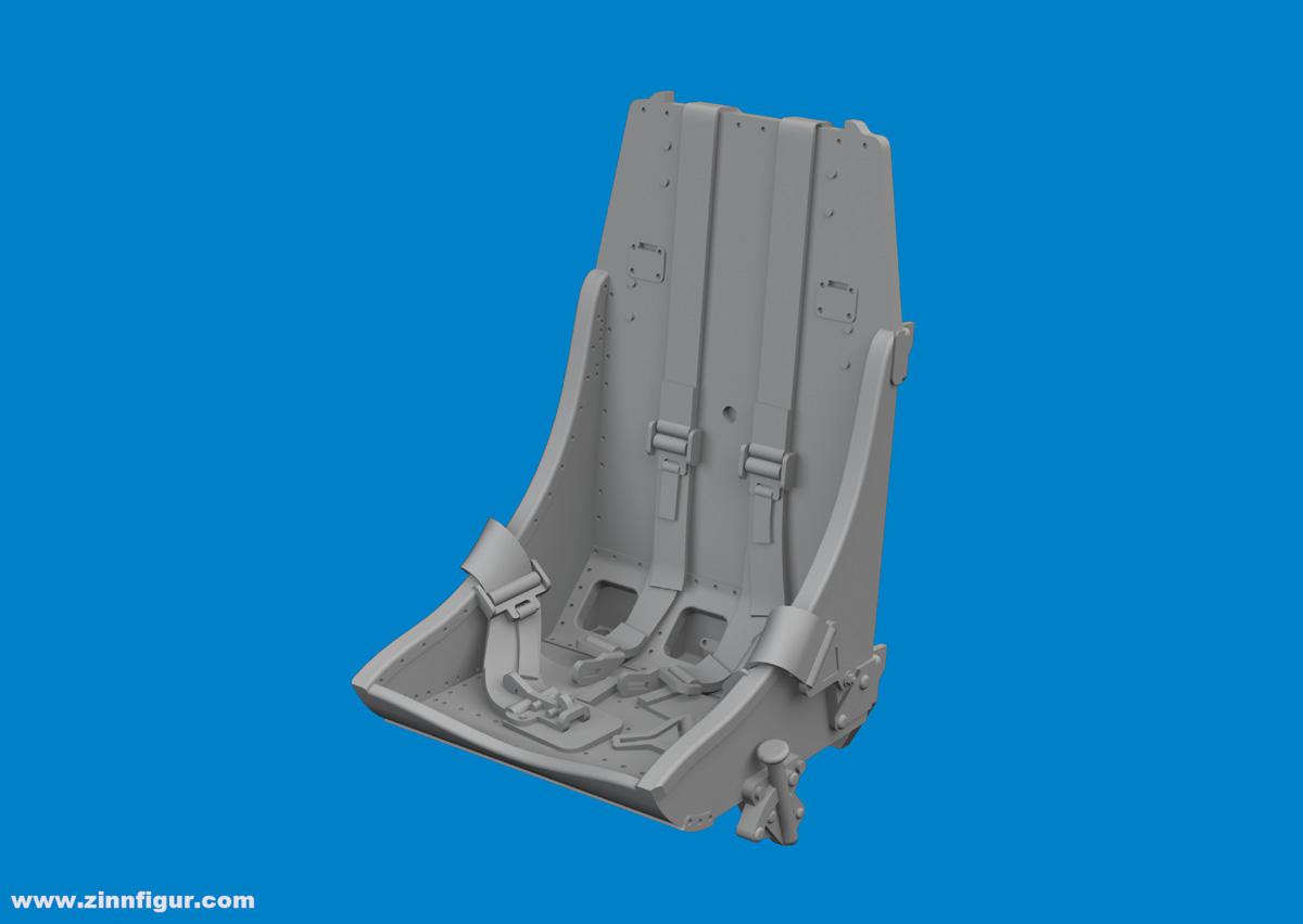 Eduard P-51B/C Sitz mit Gurten Typ 2 - PRINT