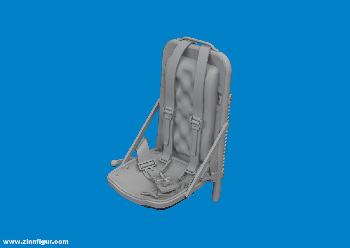 Eduard P-51B/C Sitz mit Gurten Typ 3 - PRINT