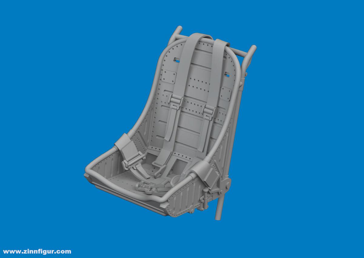 Eduard P-40 Sitz mit Gurten Typ 1 - PRINT