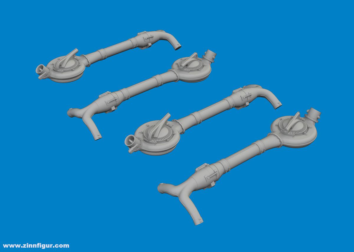 Eduard B-24D Turbolader - Brassin PRINT