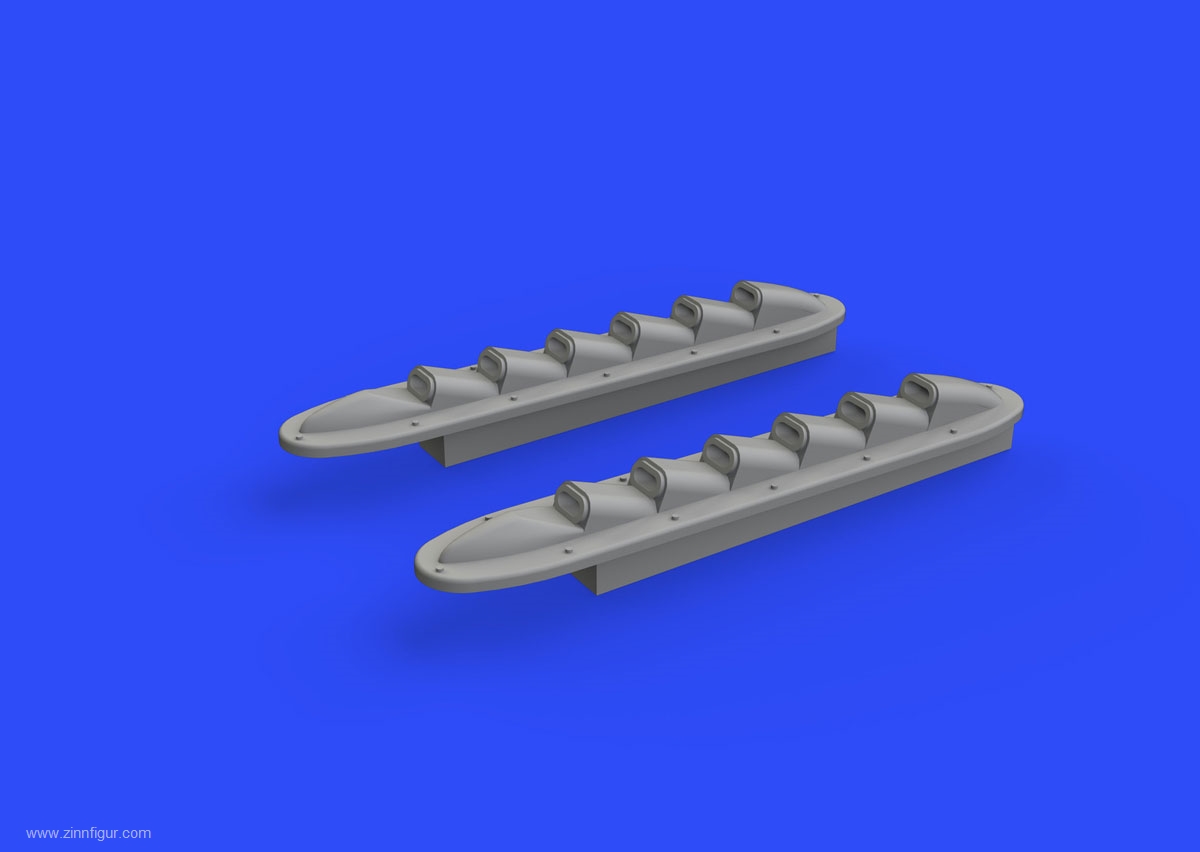 Eduard Typhoon Mk.I Auspuff mit Verkleidung