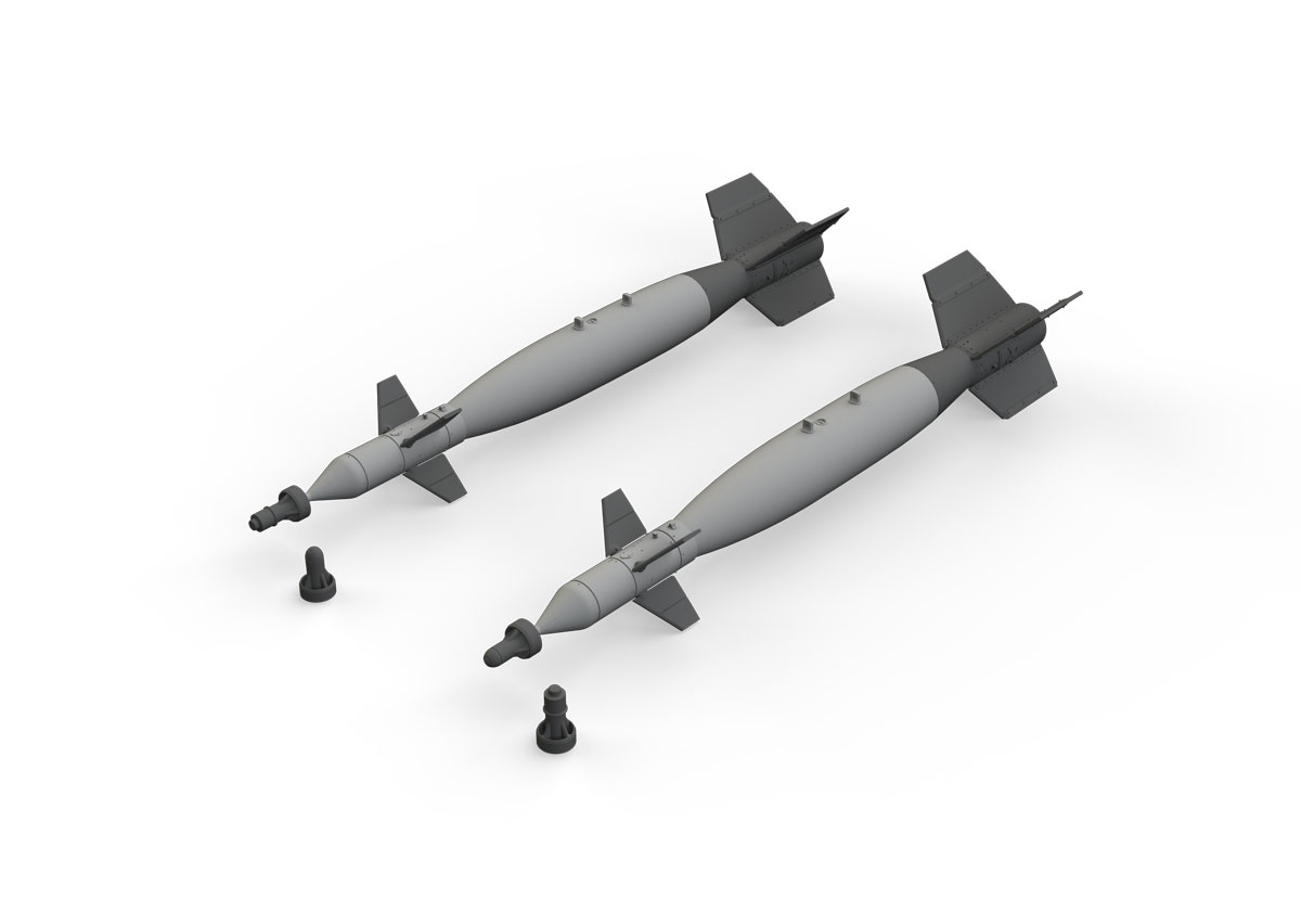 Eduard Paveway I Mk 83 Slow Speed LGB ohne Wärmeschutzbeschichtung