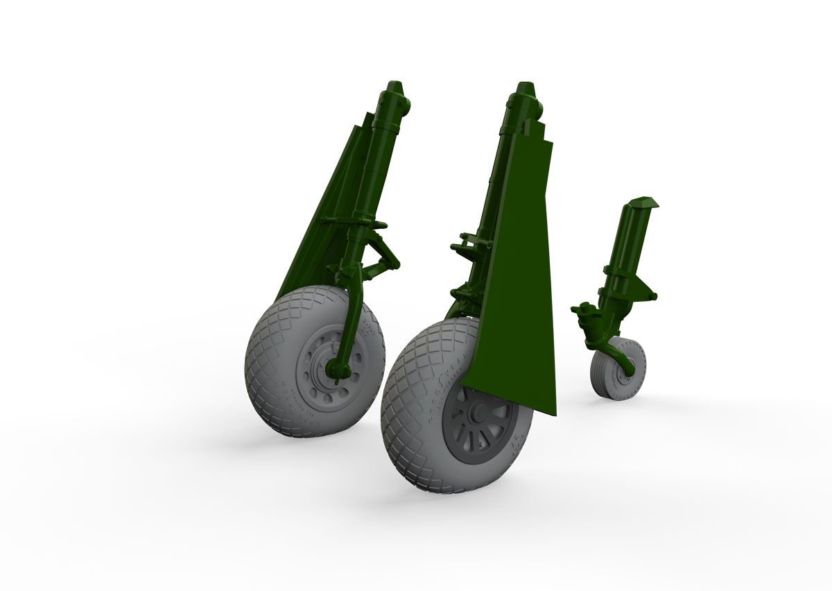 Eduard P-51D Räder - Diamant-Profil