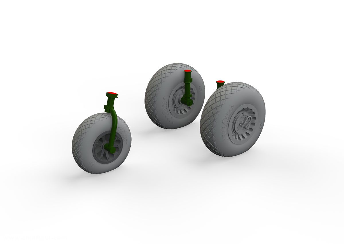 Eduard A-26/B-26 Invader Wheels
