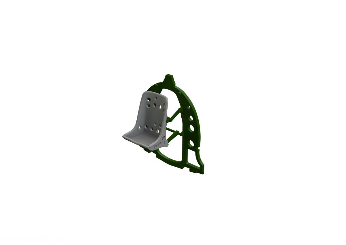 Eduard A6M2 Sitz - 3D-Druck