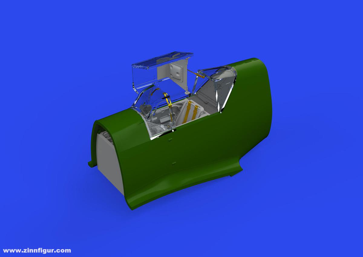 Eduard Bf 109F Cockpit mit frühem Sitz - PRINT