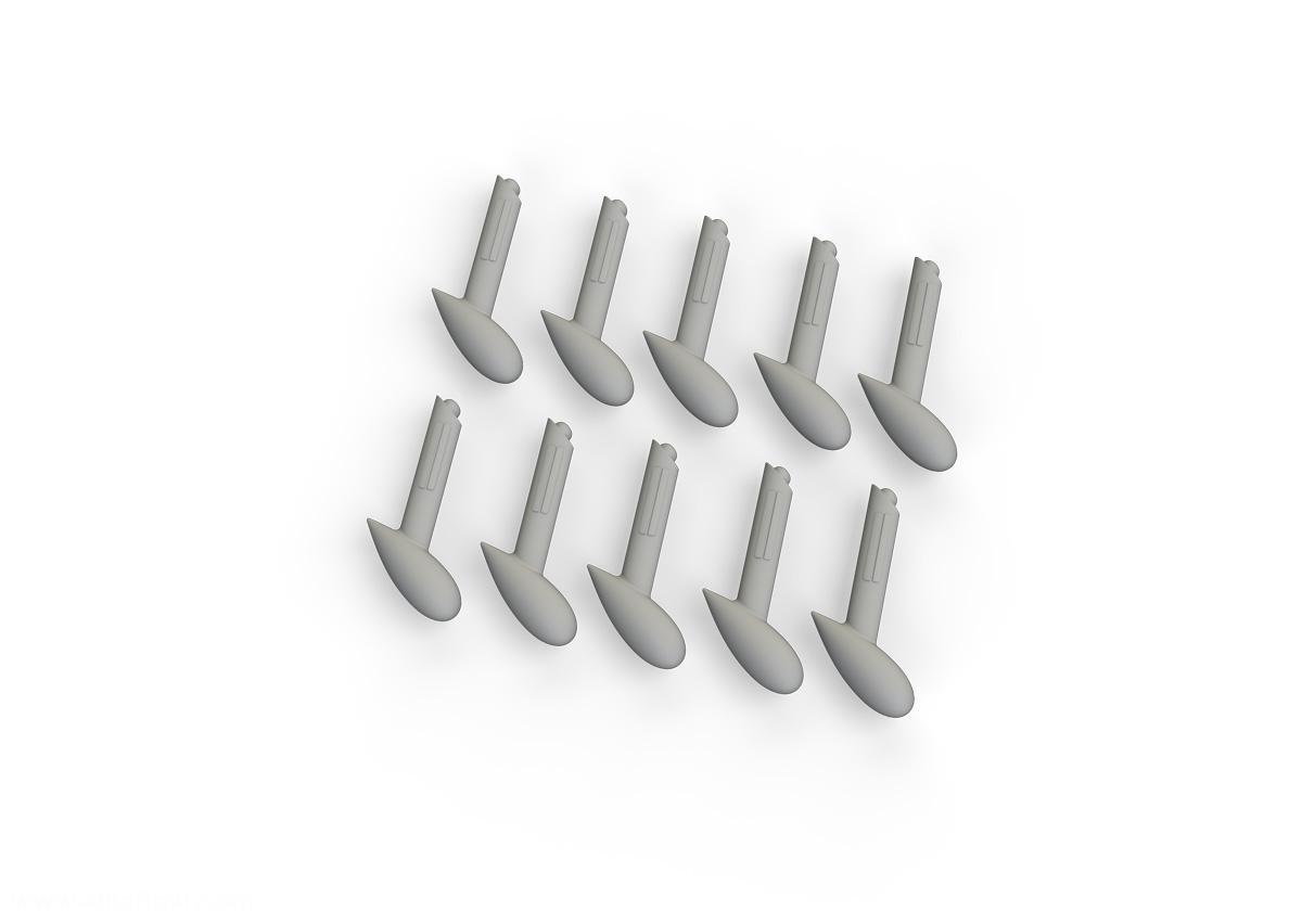 Eduard Bf 109 Ballance-Gewichte - PRINT