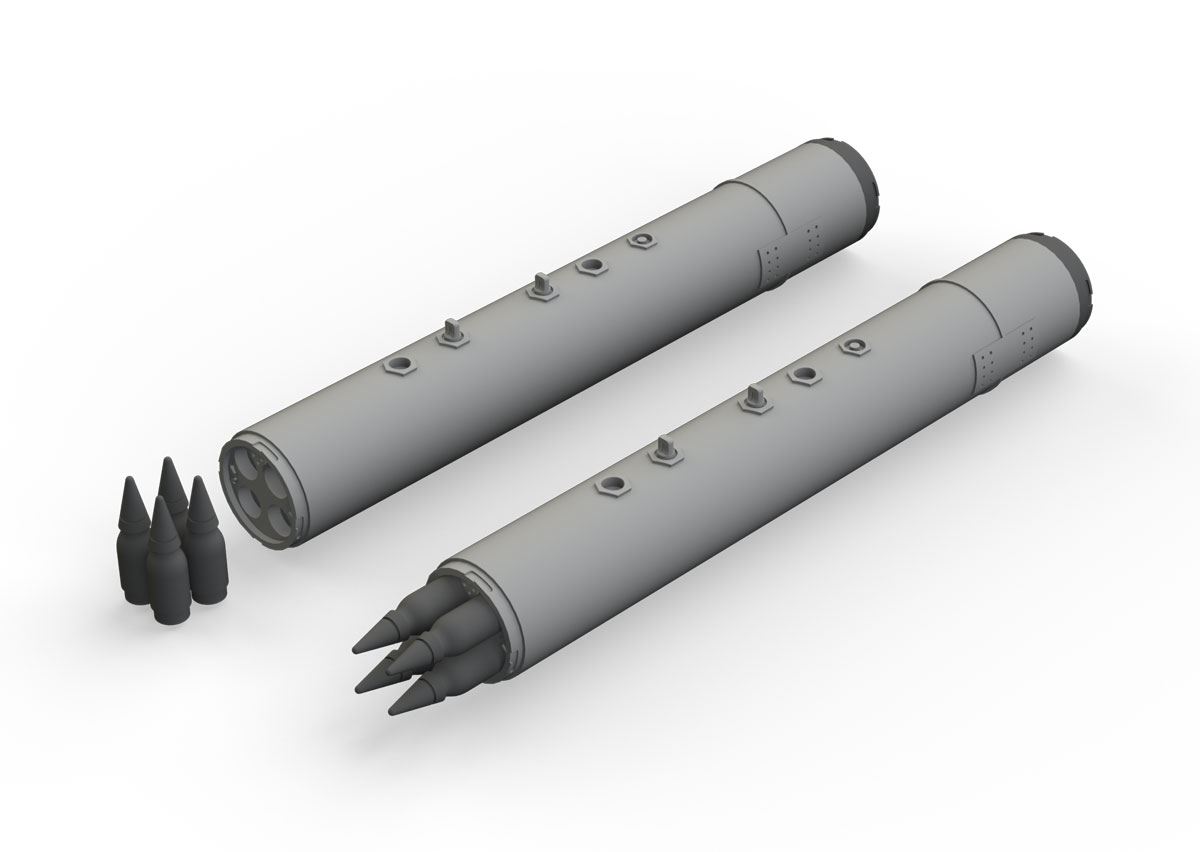 Eduard LAU-10/A Zuni US Luft-Boden-Raketen