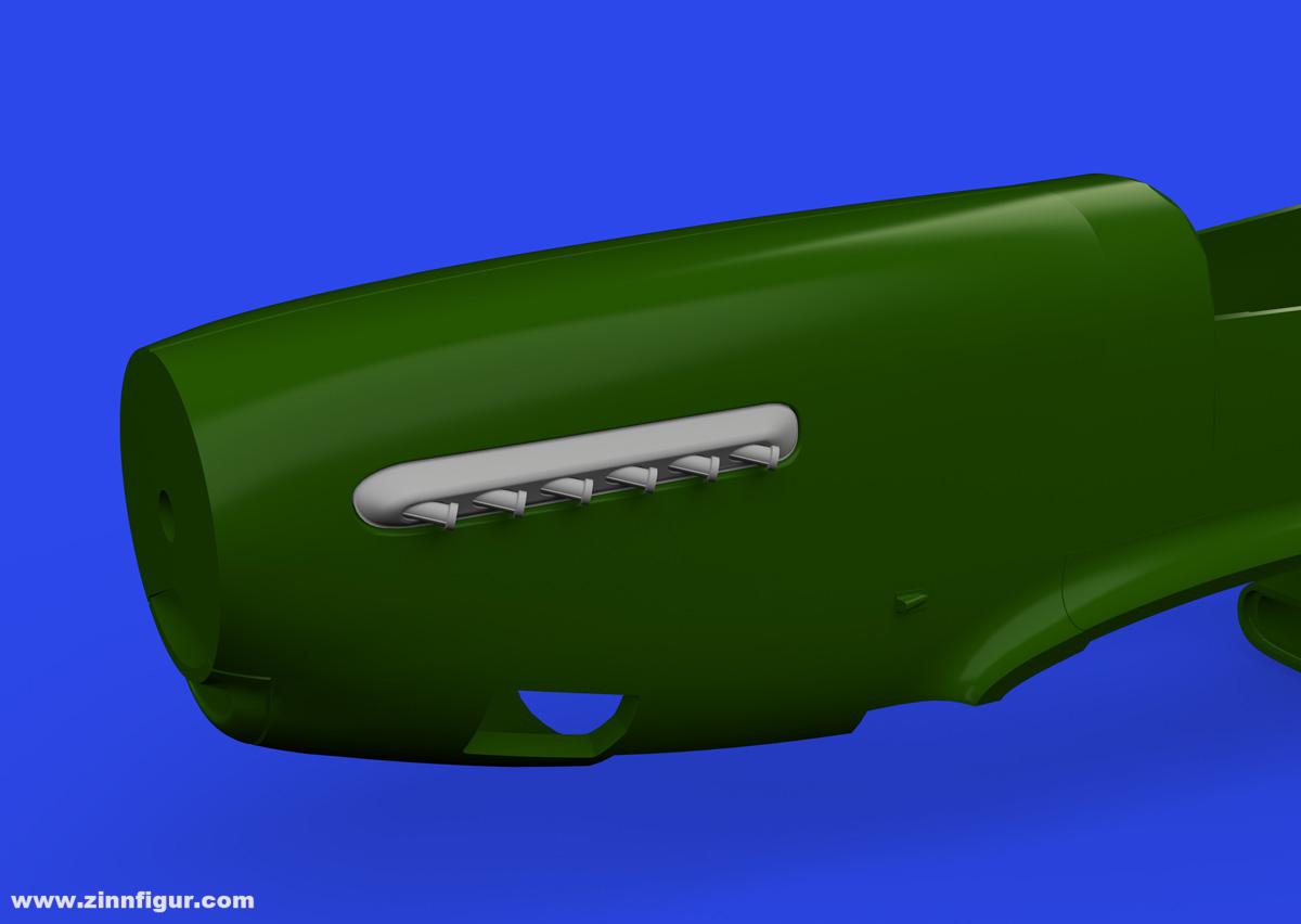 Eduard P-51D Auspuff mit Verkleidung - PRINT