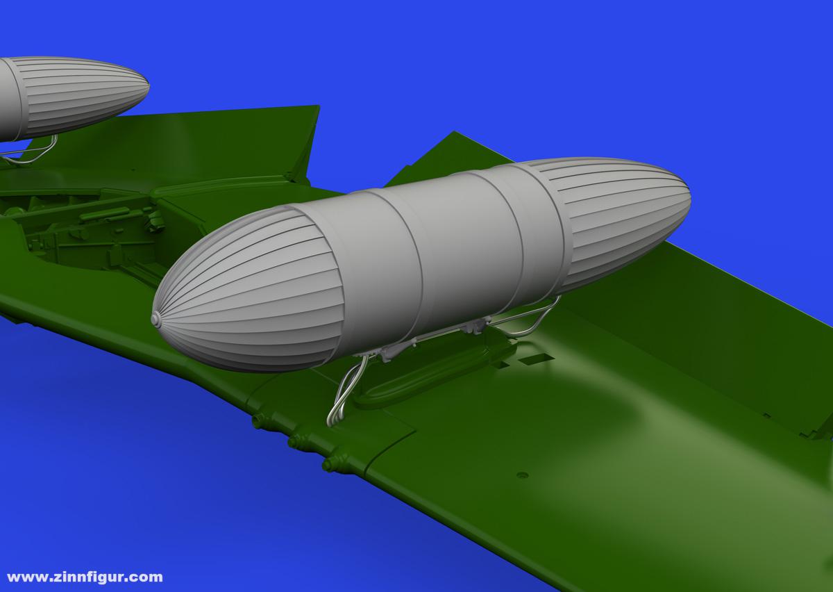 Eduard P-51D 108 Gal Papier-Abwurftanks - PRINT