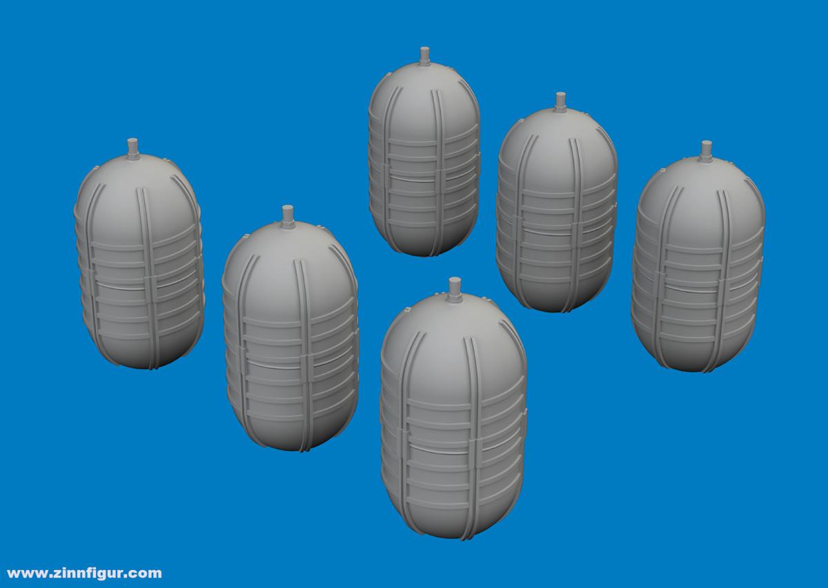 Eduard WK2 USAAF Sauerstoff-Tank G-1 - Brassin PRINT