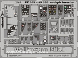 Eduard Wellington Mk.I Cockpit Innendetails ZOOM