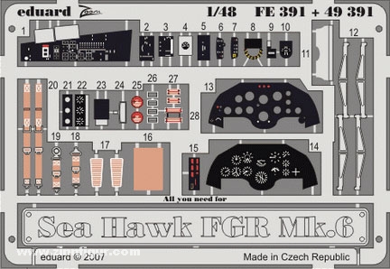 Eduard Sea Hawk FGR Mk.6 S.A. ZOOM