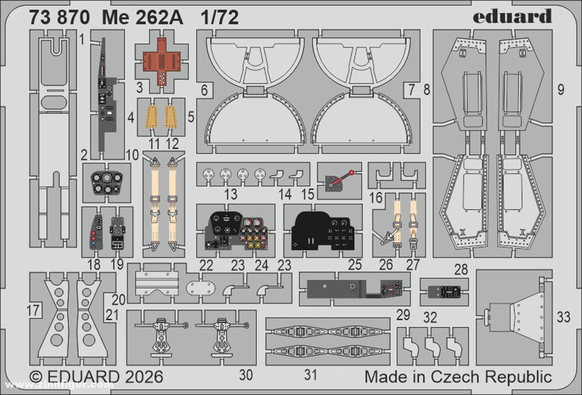 Eduard Me 262A (Arma Hobby)