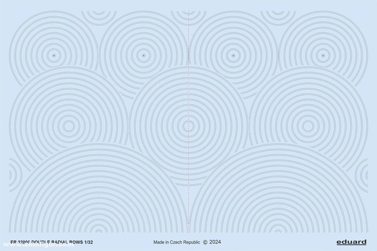Eduard Doppelte Radiale Nietenreihen 1:32