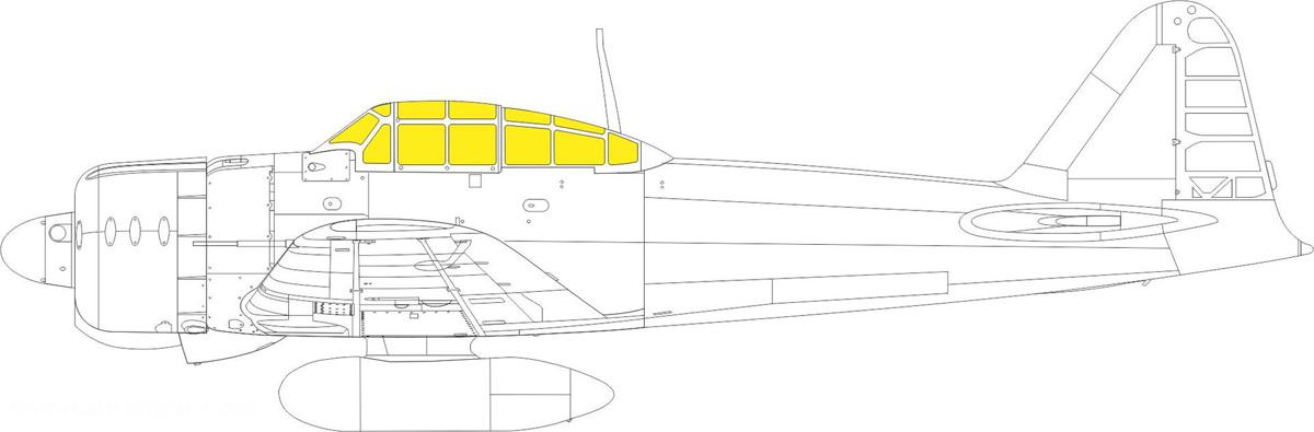 Eduard A6M3 Zero - TFace Express Mask
