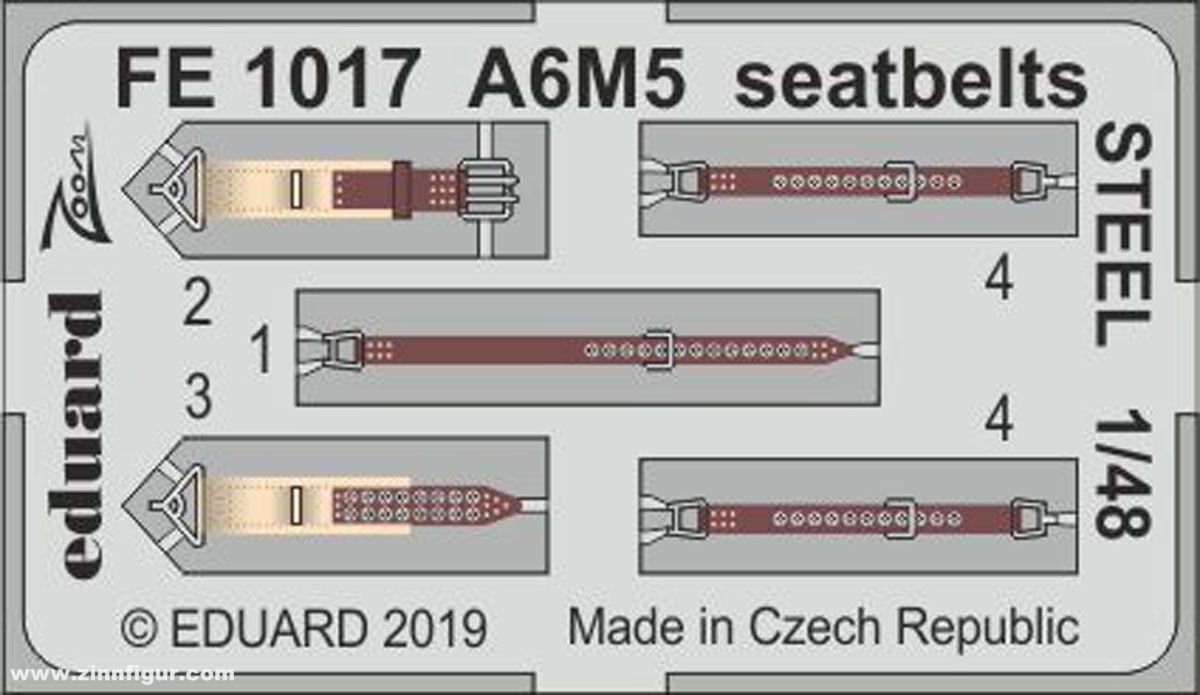 Eduard A6M5 Zero Gurte (Stahl)