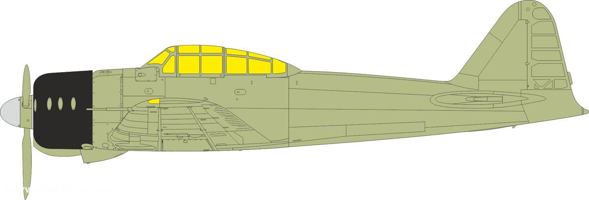 Eduard A6M2 Zero - TFace Express Mask
