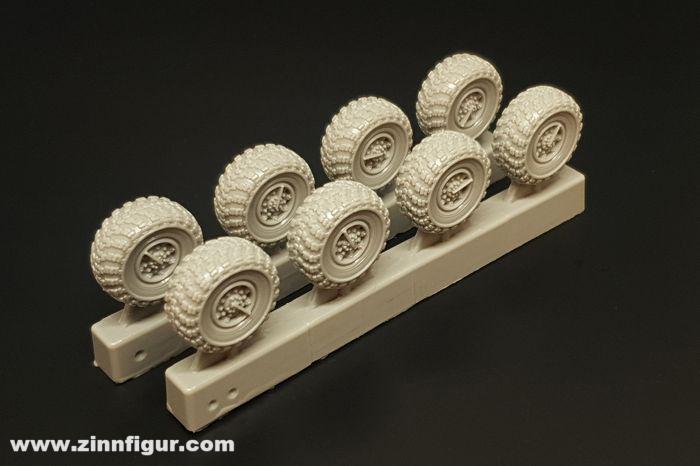 Hauler 9K714 OKA /SS-23 Spider) Räder für Hobby Boss