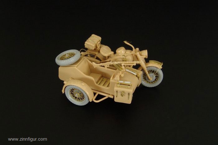 Hauler Deutsches Motorrad mit Beiwagen Details