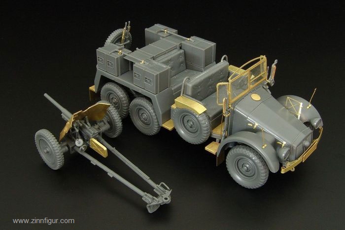 Hauler Kfz.69 Krupp mit 3,7cm Pak Details