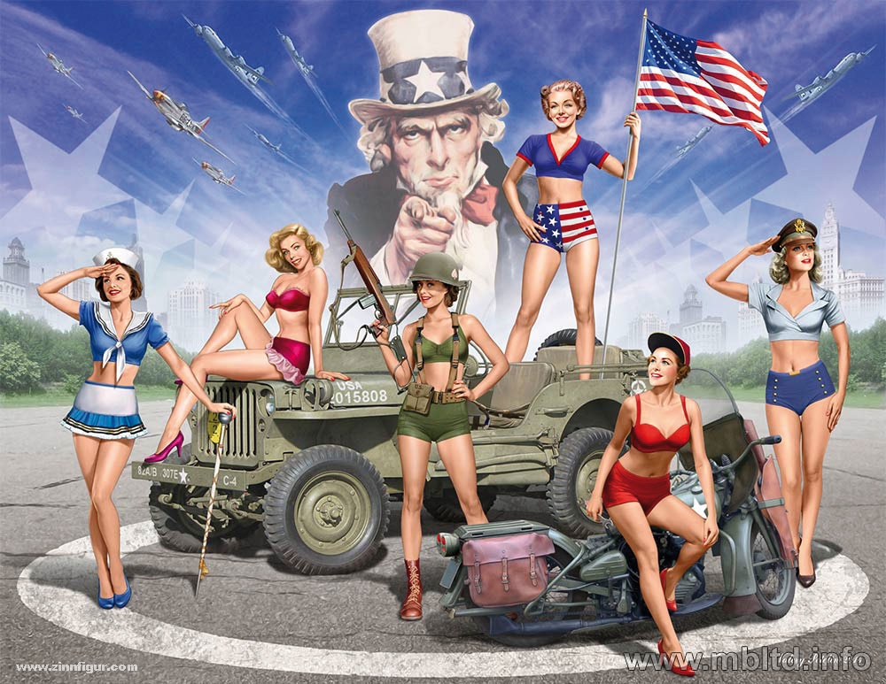 Master Box Pin-ups (6 Figuren)