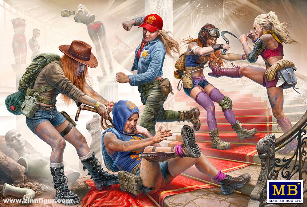 Master Box Skull Clan - New Amazons - 'Gib das Zurück, das ist meine Beute!' - Desert Battle Series