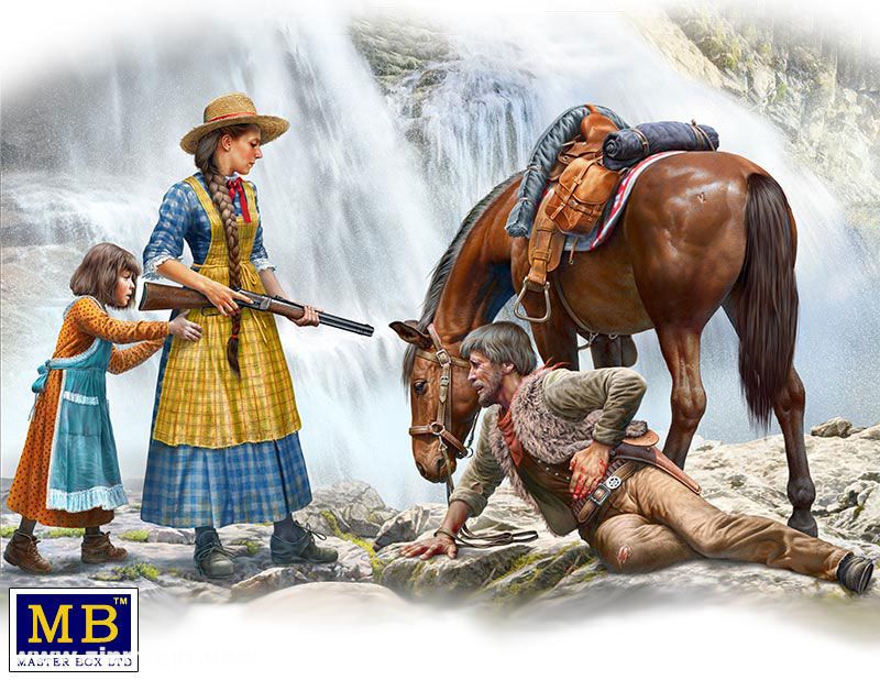 Master Box Marshal Tom Tucker, Molly & Rebecca Hanson - Outlaw Gunslinger Series