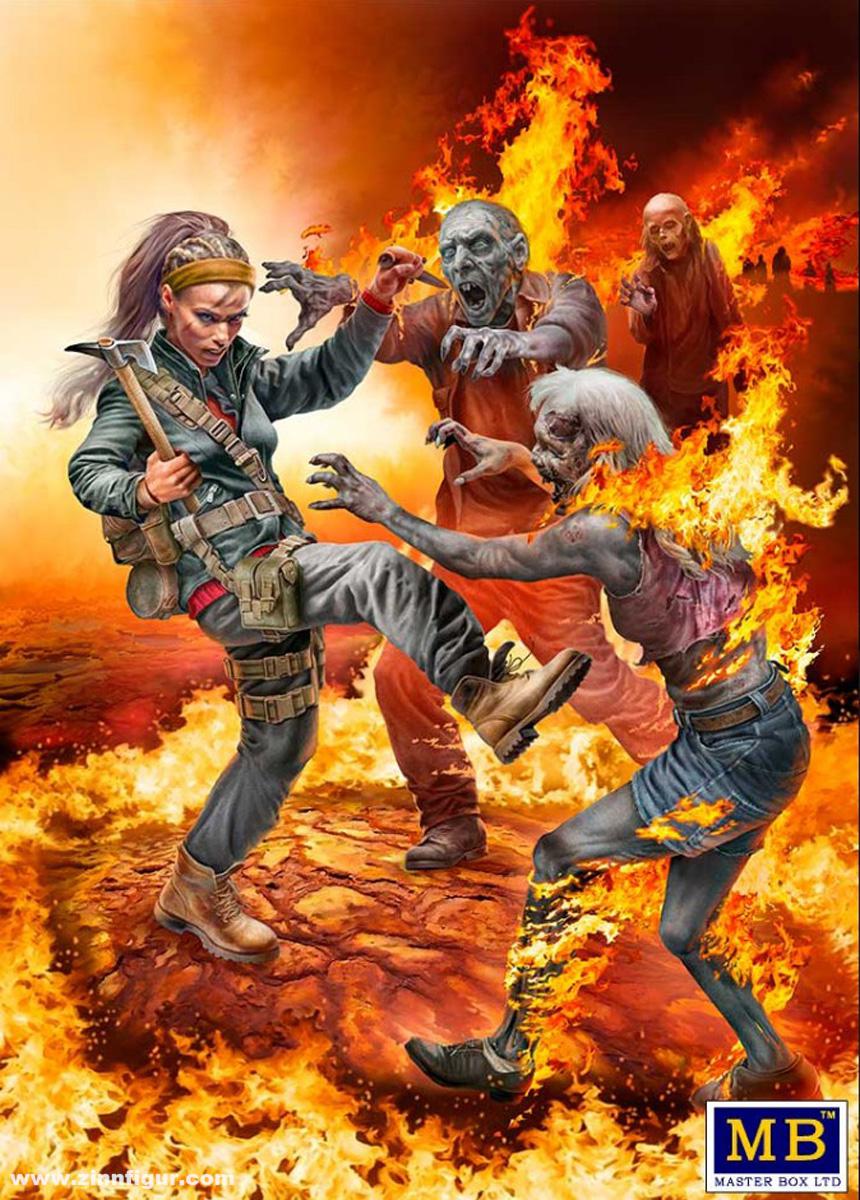 Master Box Zombie Hunter - Last Chance! - Road to Freedom - Zombieland Series 4