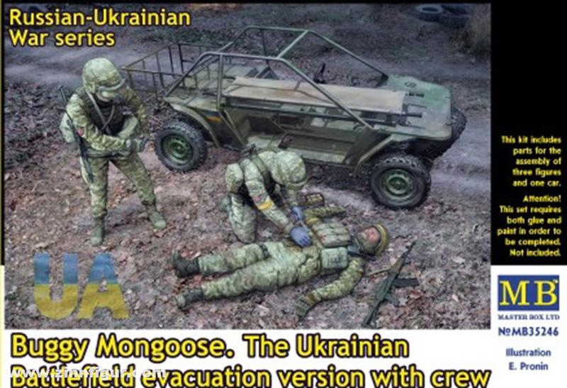 Master Box Mongoose Buggy - Schlachtfeld Evakuierung - Russisch-Ukrainischer-Krieg