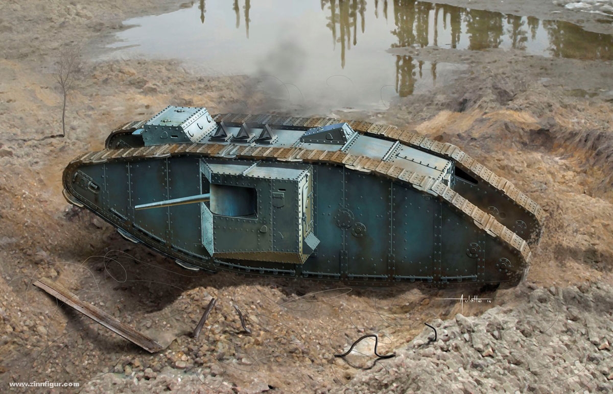 Master Box Mk.II Male Tank - Arras 1917