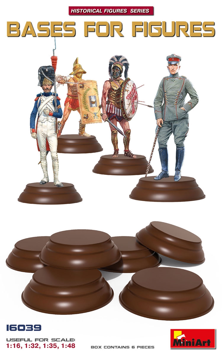 Miniart 6 Figuren-Sockel